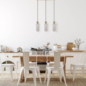 Lampa wisząca Tirana 3 biała 3xE27