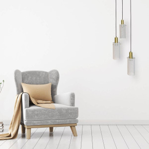 Lampa wisząca Tirana 3 biała 3xE27