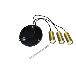 Lampa wisząca Tirana 3 czarna 3xE27