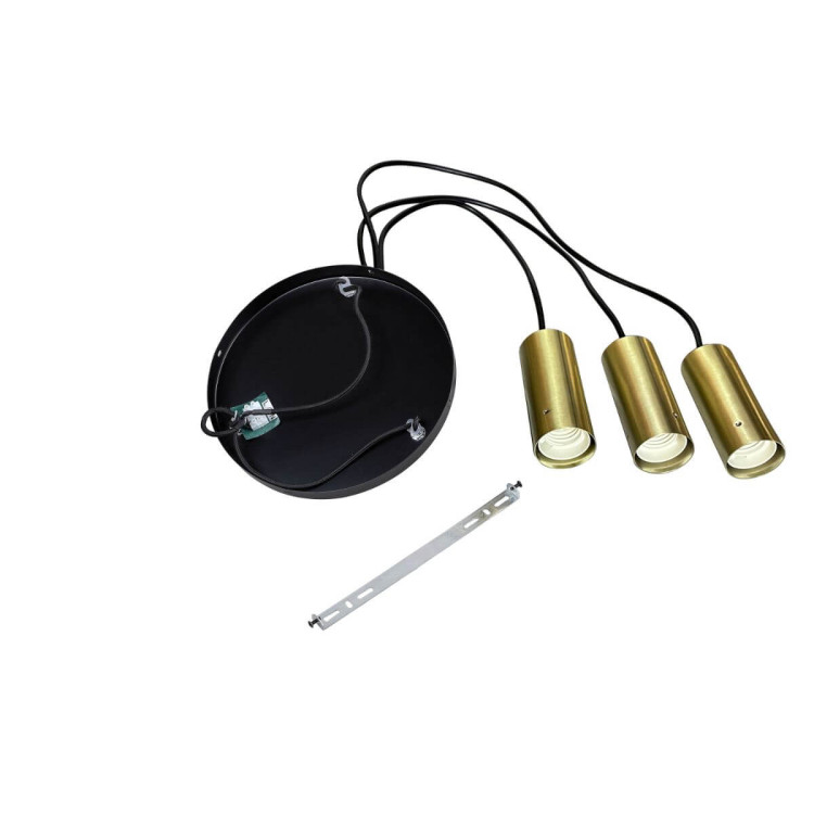 Lampa wisząca Tirana 3 czarna 3xE27 - 6426