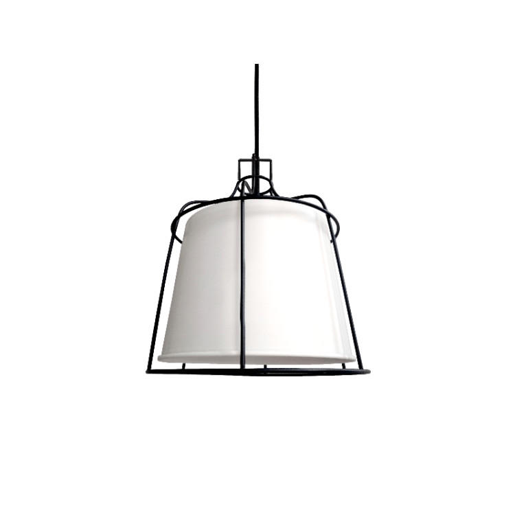 Lampa wisząca Dritto biała 1xE27 - 6509