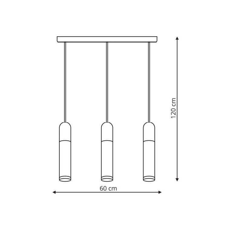 Lampa wisząca Fano czarna LED 3000K - 6515