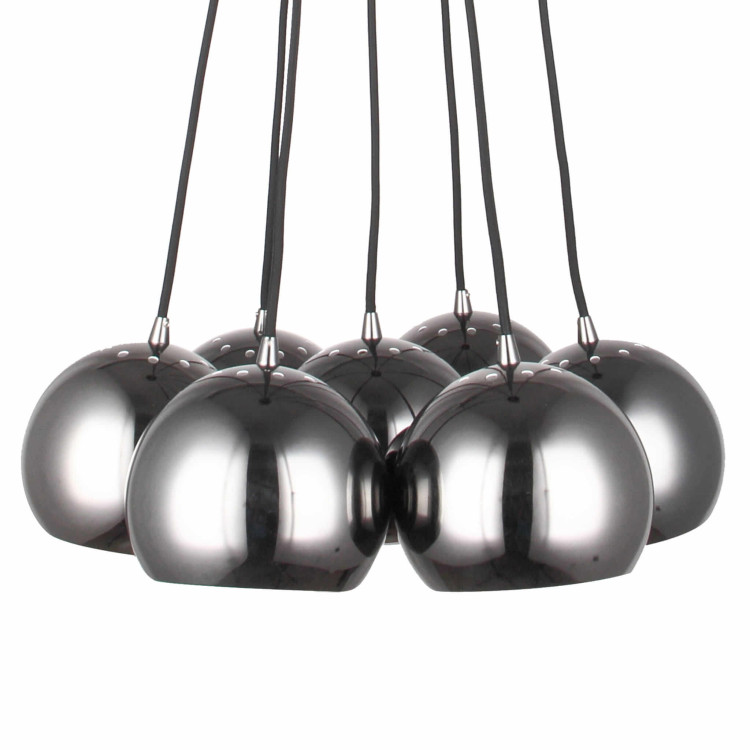 Lampa wisząca Punto grafitowa 7xE14 - 6534