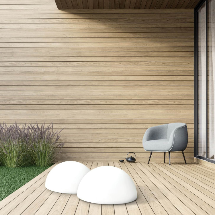 Lampa ogrodowa Clouds biała 1xE27 - 6557