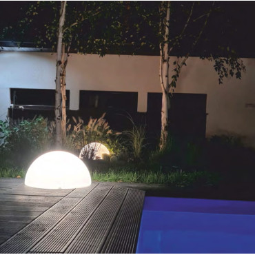 Lampa ogrodowa Clouds biała 1xE27