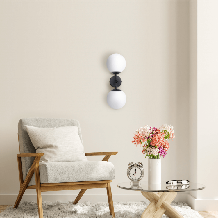 Kinkiet Dorado czarny 2xE14 - 6633