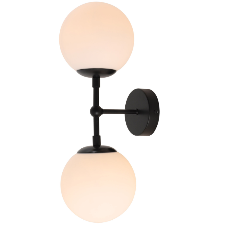 Kinkiet Dorado czarny 2xE14 - 6636