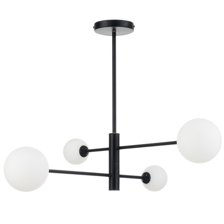 Lampa wisząca Dorado czarna 4xG9 - 6652