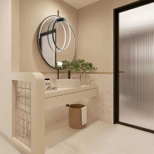 Kinkiet Mirror S czarny LED 3000K