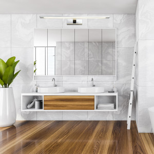 Isla kinkiet chrom duży z IP44 3000K