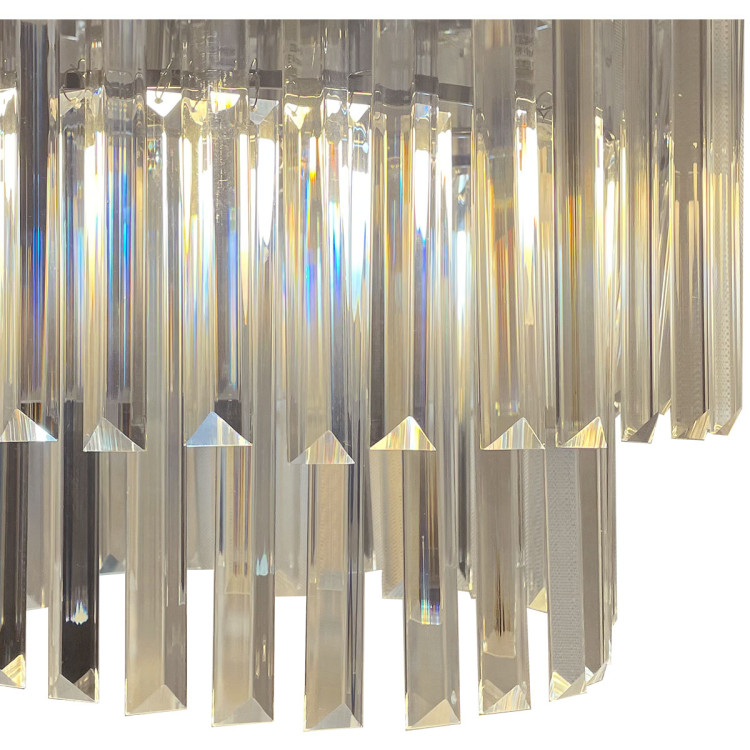 Plafon Vetro 4 srebrny 4xE14 - 6831