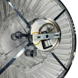 Plafon Vetro 4 srebrny 4xE14