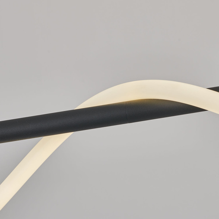 Lampa wisząca Meleca S czarna LED 4000K - 6876