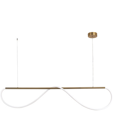 Lampa wisząca Meleca M złota LED CCT