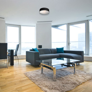 Plafon Alto czarny 3xE14