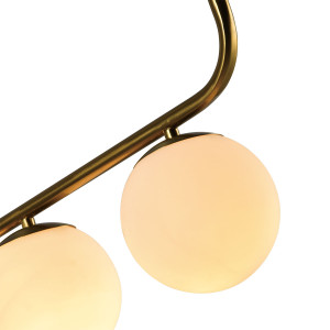 Lampa wisząca Alisa złota 3xE14