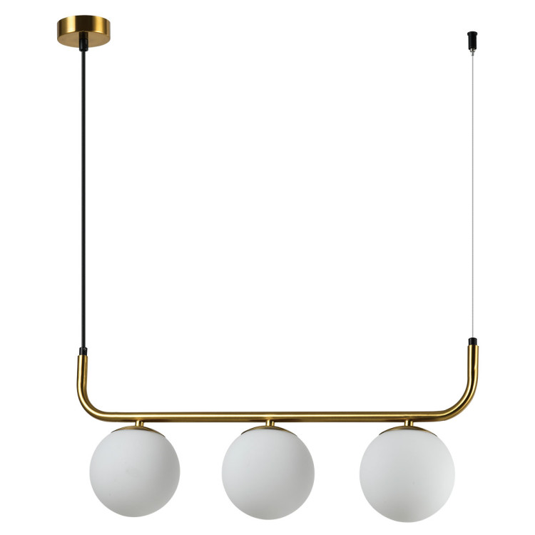 Lampa wisząca Alisa złota 3xE14 - 7034