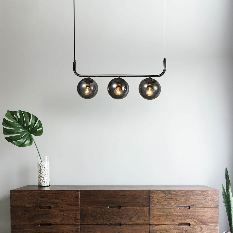 Lampa wisząca Alisa grafitowa 3xE14 - 7048