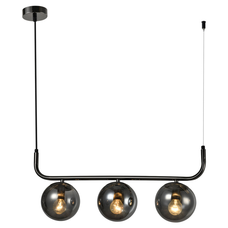 Lampa wisząca Alisa grafitowa 3xE14 - 7051