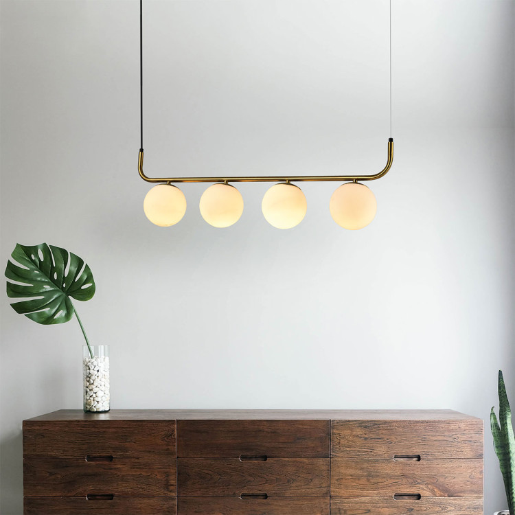 Lampa wisząca Alisa złota 4xE14 - 7065