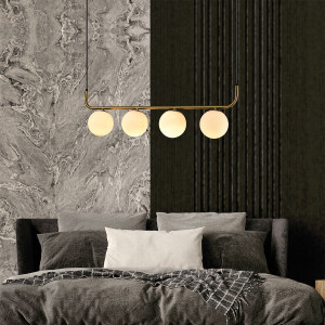 Lampa wisząca Alisa złota 4xE14