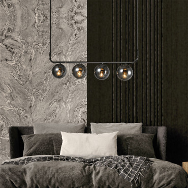 Lampa wisząca Alisa grafitowa 3xE14