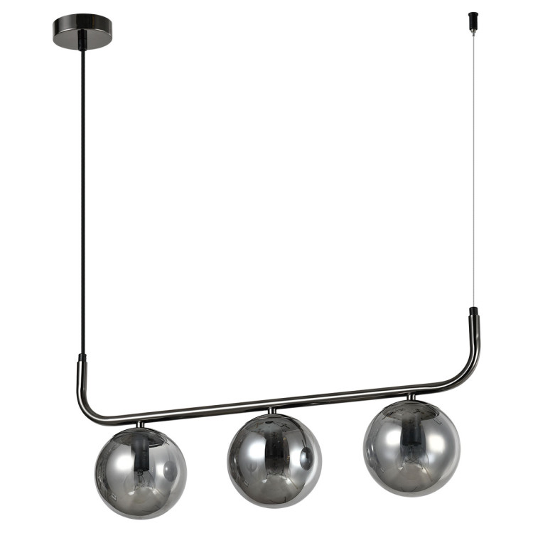 Lampa wisząca Alisa grafitowa 3xE14 - 7090