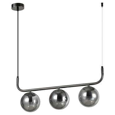Lampa wisząca Alisa grafitowa 3xE14