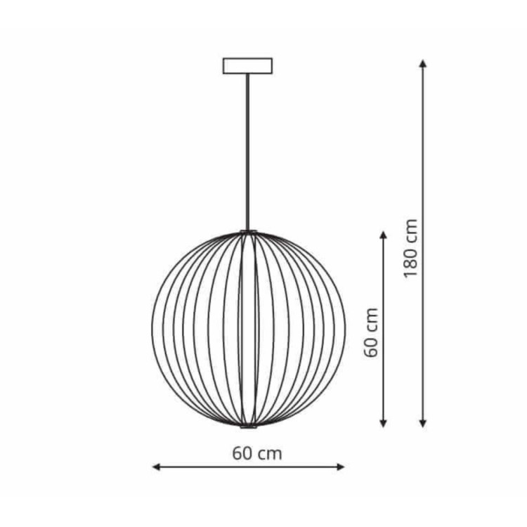 Lampa wisząca Treviso złota LED CCT - 7096