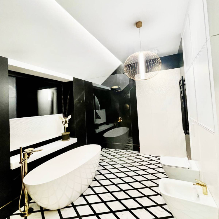 Lampa wisząca Treviso złota LED CCT - 7097