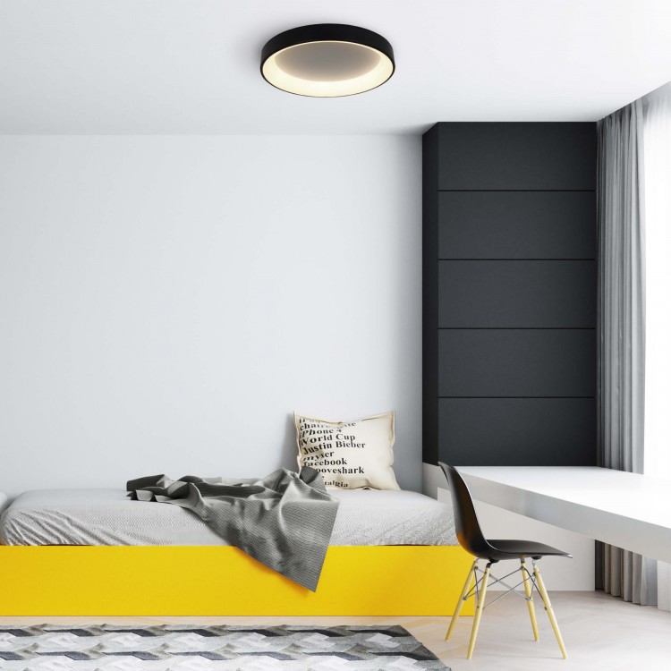 Plafon Georgia 60 cm czarny LED CCT - 7132