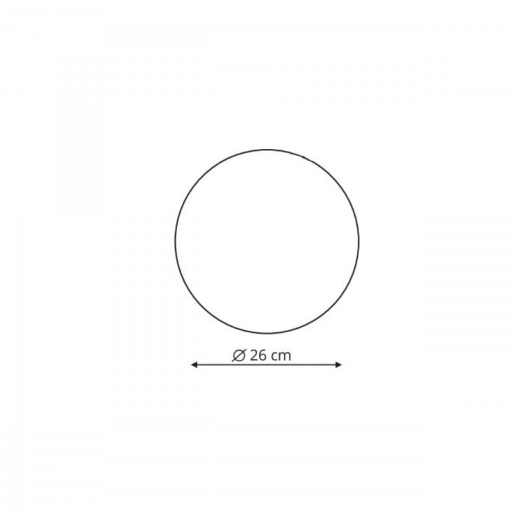 Plafon Platillo 26 cm złoty LED CCT - 7149