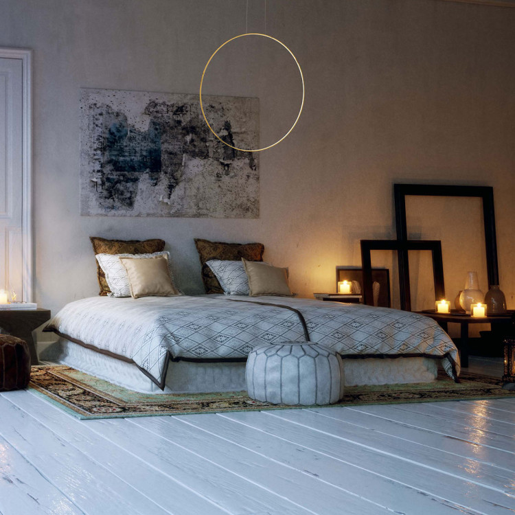 Lampa wisząca Mirror S złota LED 3000K - 7187