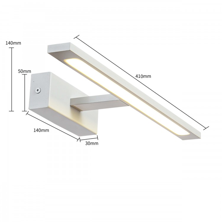 Kinkiet Isla biały 41cm IP44 LED CCT - 7203