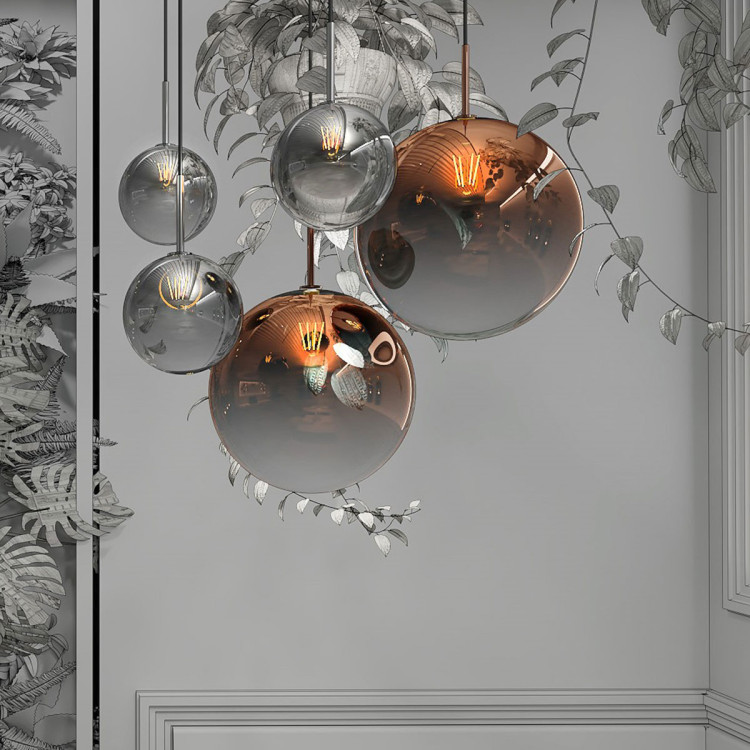 Lampa wisząca Palla chrom 1xE14 - 7259