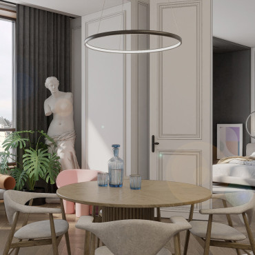 Lampa wisząca Midway Triangle czarna LED 3000K