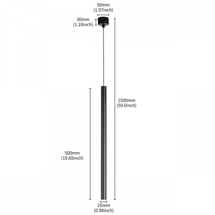 Lampa wisząca Lungo 1 czerwona 1xG9 - 7378