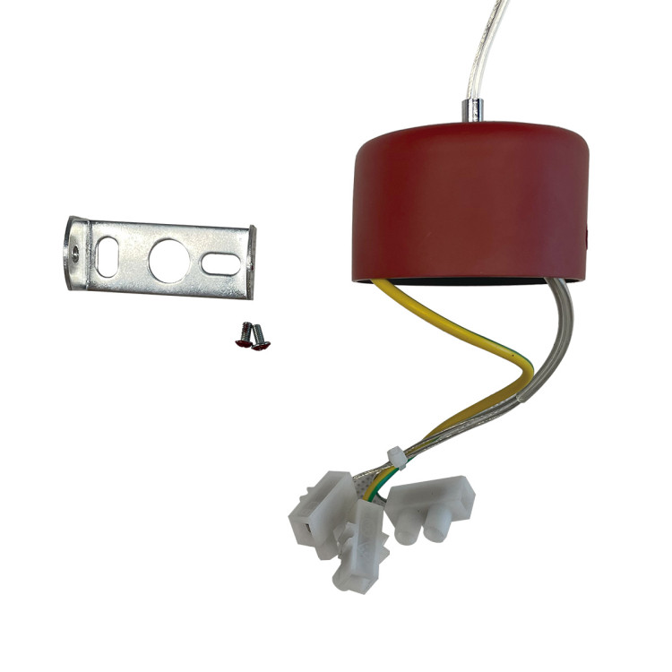 Lampa wisząca Lungo 1 czerwona 1xG9 - 7388