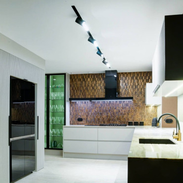 Reflektor do szynoprzewodów Magnetic Sun czarny LED 3000K