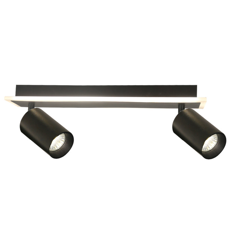 Spot Parma 2 czarny 2xGU10 LED CCT - 7612