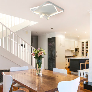 Plafon Parma 2 kwadratowy biały 2xGU10 LED CCT