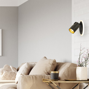 Spot Parma 1 czarny 1xGU10 LED CCT