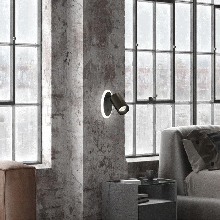 Spot Parma 1 czarny 1xGU10 LED CCT - 7658