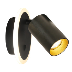 Spot Parma 1 czarny 1xGU10 LED CCT