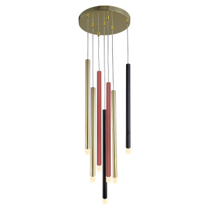 Lampa wisząca Lungo 7 kolor mix 7xG9