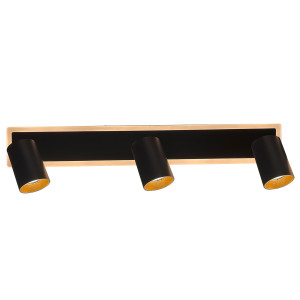 Spot Parma 3 czarny 3xGU10 LED CCT