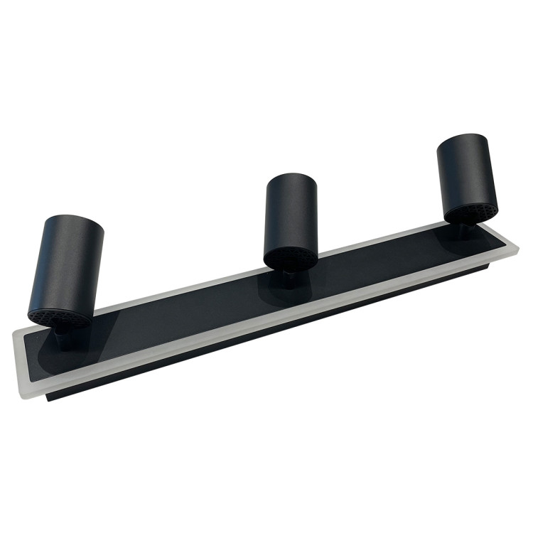 Spot Parma 3 czarny 3xGU10 LED CCT - 7695