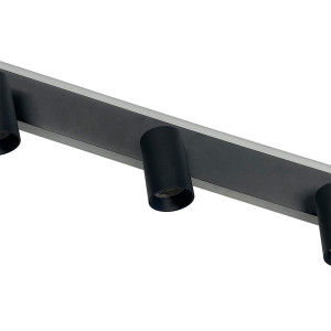 Spot Parma 3 czarny 3xGU10 LED CCT