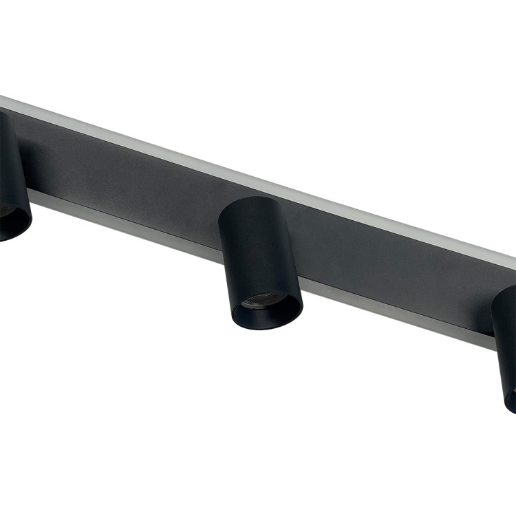 Spot Parma 3 czarny 3xGU10 LED CCT - 7696
