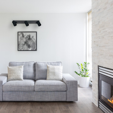 Spot Parma 3 czarny 3xGU10 LED CCT